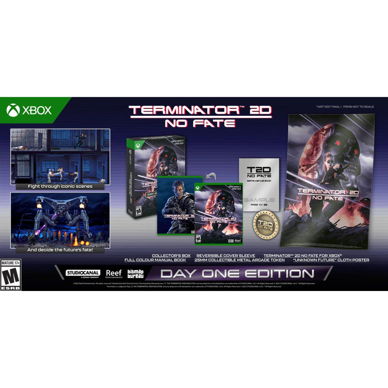 Terminator 2D: NO FATE - Day One Edition [Xbox One / Xbox Series X] Xbox ONE / Xbox Series X Video Game Reef Entertainment
