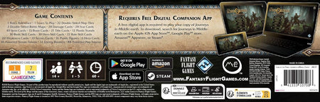 The Lord of the Rings: Journeys in Middle-Earth [Board Game, 1 - 5 Players] Board Game Fantasy Flight Games