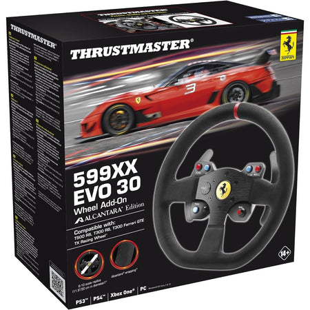 Thrustmaster: F599XX EVO 30 Wheel - Alcantara Edition [PC/PS3/PS4/PS5/Xbox One Accessories] PC Accessories Thrustmaster