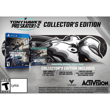 Tony Hawk's Pro Skater 1 + 2 - Collector's Edition [PlayStation 4] PlayStation 4 Video Game Activision
