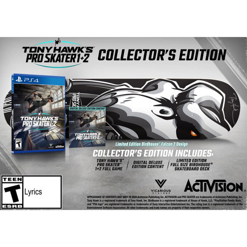 Tony Hawk's Pro Skater 1 + 2 - Collector's Edition [PlayStation 4] PlayStation 4 Video Game Activision