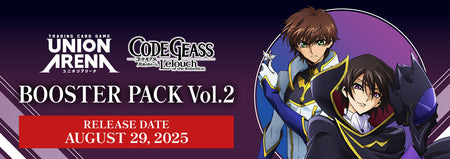Union Arena TCG: Code Geass Lelouch Of The Rebellion Vol.2 Booster Box [UEX03BT] - 16 Packs Card Game Bandai Namco