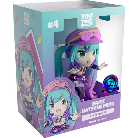 Youtooz x Shopville Exclusive: Fortnite X Miku Collection - Brite Bomber Miku [Limited Edition In-Game Code Included - 2,000 Made Only!] Toys & Games Youtooz