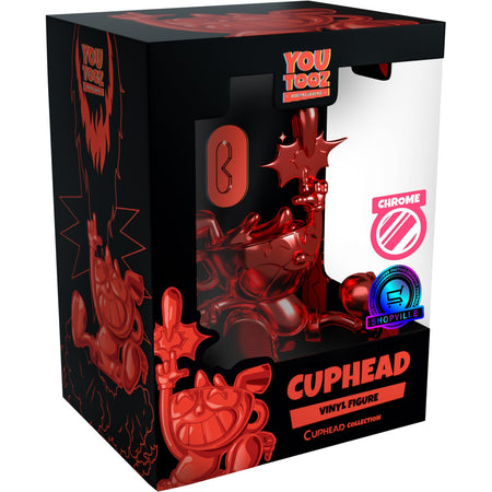 Youtooz x Shopville: Cuphead Collection - Cuphead Red Chrome Vinyl Figure [Limited Edition 500] Toys & Games Youtooz