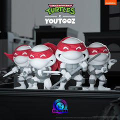 Youtooz x Shopville: Eastman and Laird's Teenage Mutant Ninja Turtles Collection - Black & White Vinyl Figures 4-Pack [Limited Edition - 1000 Made Only!] Toys & Games Youtooz