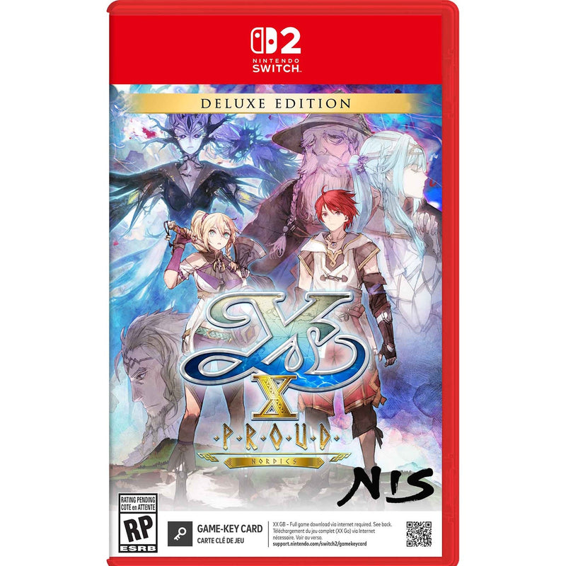 Ys X: Proud Nordics - Deluxe Edition [Nintendo Switch 2] Nintendo Switch 2 Video Game NIS America